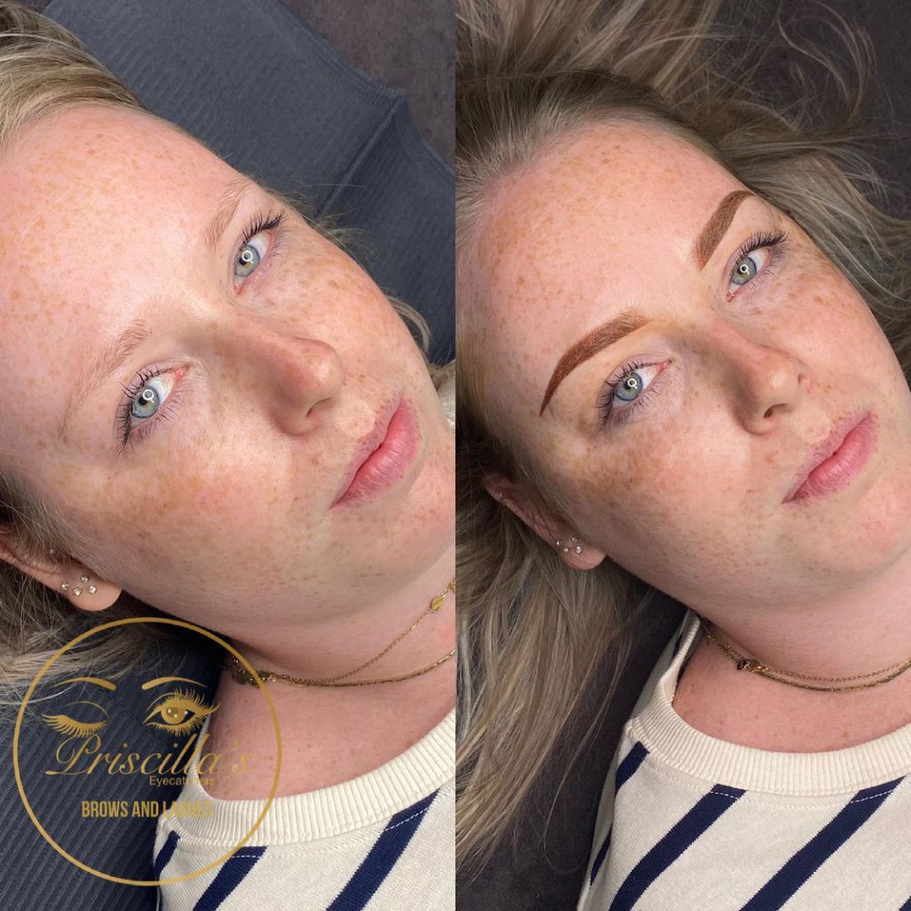 ombre powder brows